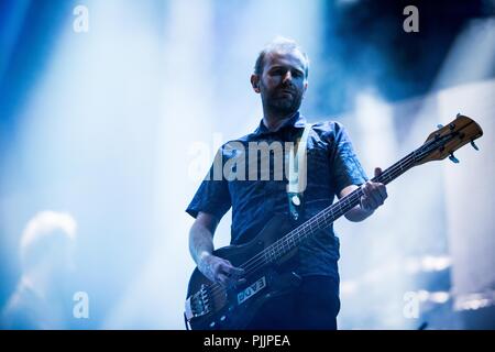 Rho Mailand Italien 7 September 2018 Franz Ferdinand live in Milano Rocksl 2018 im Bereich Expo Erfahrung © Roberto Finizio / alamy Credit: Roberto Finizio / alamy Leben Nachrichten Stockfoto