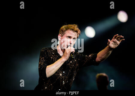 Rho Mailand Italien 7 September 2018 Franz Ferdinand live in Milano Rocksl 2018 im Bereich Expo Erfahrung © Roberto Finizio / alamy Credit: Roberto Finizio / alamy Leben Nachrichten Stockfoto
