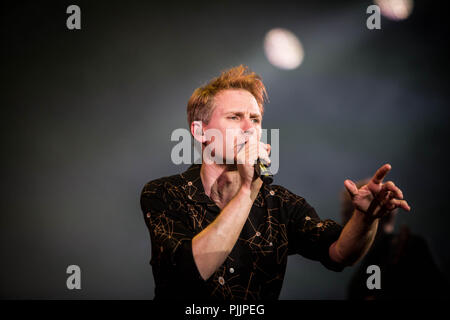 Rho Mailand Italien 7 September 2018 Franz Ferdinand live in Milano Rocksl 2018 im Bereich Expo Erfahrung © Roberto Finizio / alamy Credit: Roberto Finizio / alamy Leben Nachrichten Stockfoto