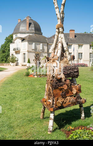 Fehler Hotel auf dem Gelände des Rathauses, Châteauneuf-sur-Loire, Indre-et-Loire, Frankreich, Europa Stockfoto