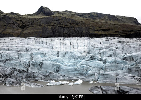 Riesige Gletscher Skaftafellsjökull in Island Stockfoto