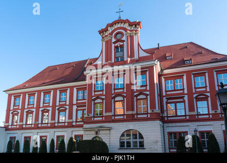 Polen, Breslau, Altstadt, Ossolineum, barocke Garten Stockfoto