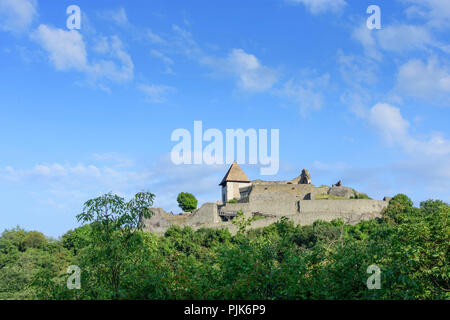 Visegrád (Plintenburg), Oberes Schloss in Ungarn, Pest, Donauknie (Dunakanyar) Stockfoto