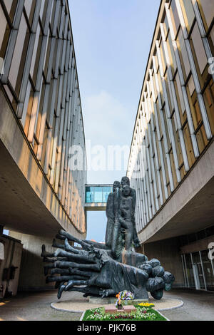 Banska Bystrica (neusohl), Museum am Denkmal des Slowakischen Nationalen Aufstandes in der Slowakei, Stockfoto