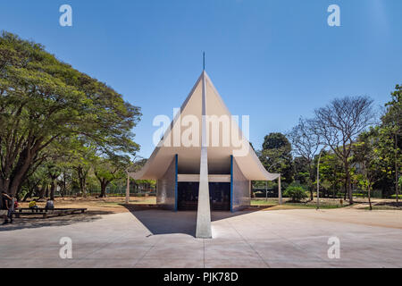 Igrejinha Nossa Senhora de Fatima Kirche - Brasilia, Distrito Federal, Brasilien Stockfoto