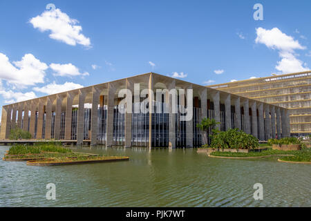 Itamaraty Palace - Brasilia, Distrito Federal, Brasilien Stockfoto