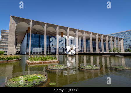 Itamaraty Palace - Brasilia, Distrito Federal, Brasilien Stockfoto