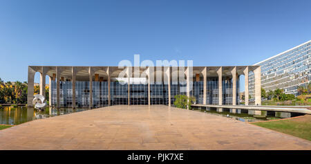 Itamaraty Palace - Brasilia, Distrito Federal, Brasilien Stockfoto