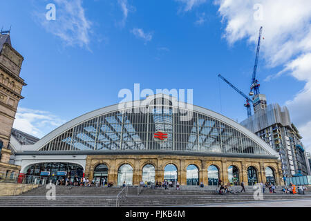 Bahnhof Lime Street in Liverpool, Großbritannien Stockfoto