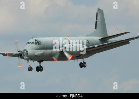 Französische Marine Luftfahrt Navale Breguet br.1150 Atlantique Langstreckenseeaufklärungsflugzeug bei der Royal International Air Tattoo, UK Stockfoto