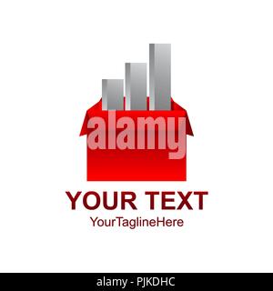 Modernes Logo einer stilisierten 3d Cube, Cube isometrische 3D-abstrakten geometrischen Technologie Symbol, Band Logo bunt. 3D-Vektor Design. Corporate Identity Stock Vektor