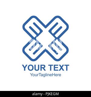 Abstrakte Logo ähnelt Buchstaben M Alphabet erste Logo Vorlage Stock Vektor