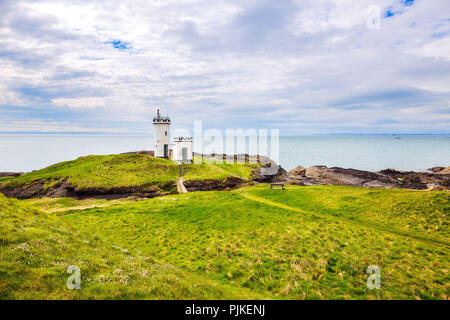 Elie Ness Leuchtturm in der Nähe von Elie und Earlsferry Stockfoto