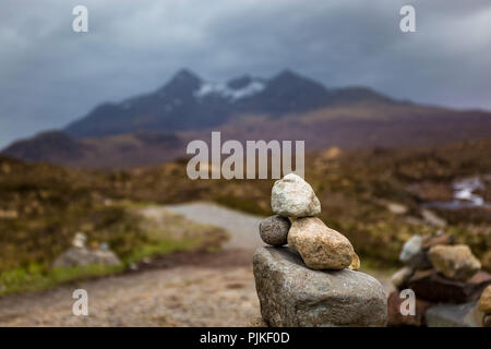 Sligachan Wasserfälle, Isle of Skye Stockfoto