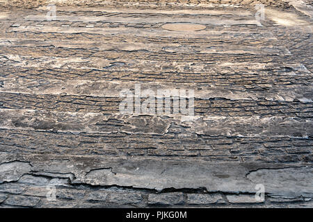 Spanien, Toledo, Puente de Alcantara, Bürgersteig Stockfoto