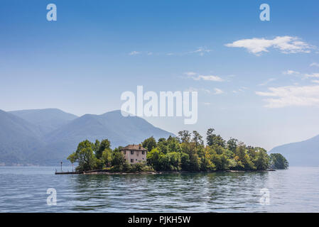 Insel Brissago, Brissago, Lago Maggiore, Tessin, Schweiz Stockfoto