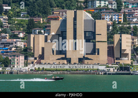 Casino Casino Municipal, Campione d'Italia, Luganer See, Comer See, Lombardei, Italien Stockfoto