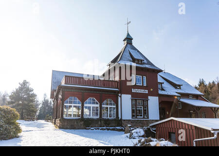 Deutschland, Sachsen, Oberlausitz, Oybin, Töpferbaude Stockfoto