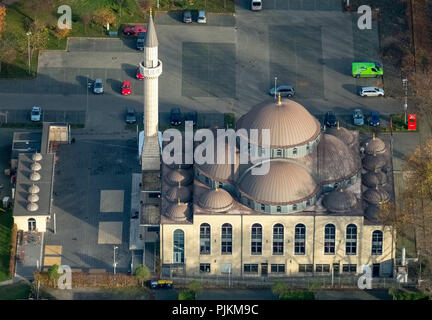 DITIB Merkez Moschee Duisburg, Duisburg, Ruhrgebiet, Nordrhein-Westfalen, Deutschland Stockfoto