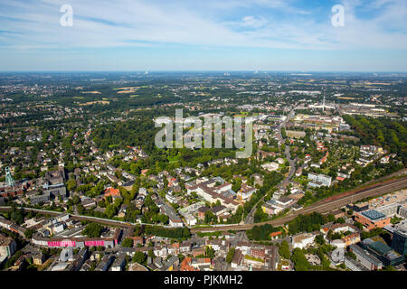 Luftaufnahme, Augusta-Kranken-Anstalten, Krankenhaus, Augusta-Kliniken Bochum-Hattingen, Bochum, Ruhrgebiet, Nordrhein-Westfalen, Deutschland Stockfoto