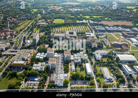 Luftaufnahme, Campus der Universität Dortmund, Technische Universität Dortmund, Dortmund, Ruhrgebiet, Nordrhein-Westfalen, Deutschland Stockfoto