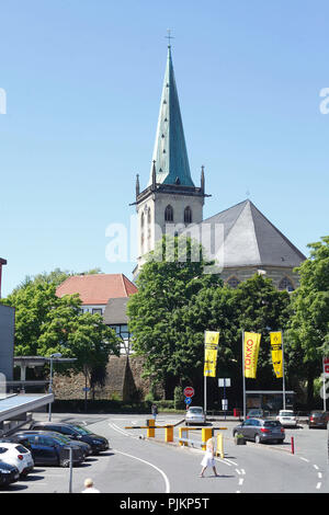 Evangelische Stadtkirche, Unna, Ruhrgebiet, Westfalen, Nordrhein-Westfalen, Deutschland, Europa Stockfoto