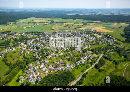 St. Christopherus Kirche, Kirche in Hirschberg, Hirschberg, Warstein, Sauerland, Nordrhein-Westfalen, Deutschland Stockfoto