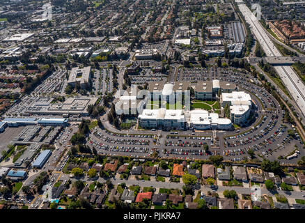 Apple Campus I, Apple Inc., Apple University, Endlosschleife, Silicon Valley, Valley, Kalifornien, Vereinigte Staaten von Amerika, Cupertino, Kalifornien, USA Stockfoto