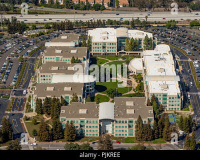 Apple Campus I, Apple Inc., Apple University, Endlosschleife, Silicon Valley, Valley, Kalifornien, Vereinigte Staaten von Amerika, Cupertino, Kalifornien, USA Stockfoto