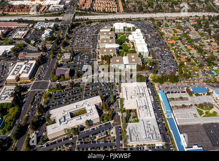 Apple Campus I, Apple Inc., Apple University, Endlosschleife, Silicon Valley, Valley, Kalifornien, Vereinigte Staaten von Amerika, Cupertino, Kalifornien, USA Stockfoto