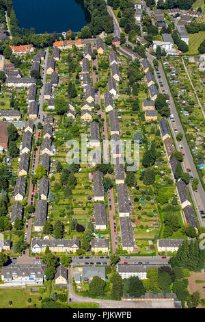 Wedau Bissingheim Gartenstadt Wedau, Duisburg, Ruhrgebiet, Nordrhein-Westfalen, Deutschland Stockfoto