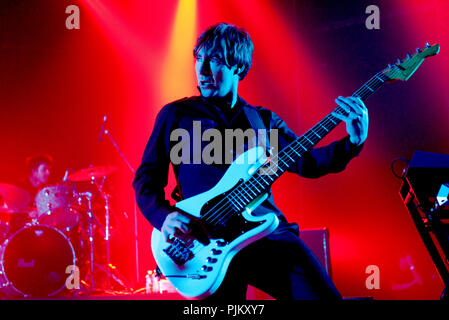 Britische elektronische Musik band Faithless im Konzert auf Tour & Taxis, Brüssel (Belgien, 26/03/2011) Stockfoto