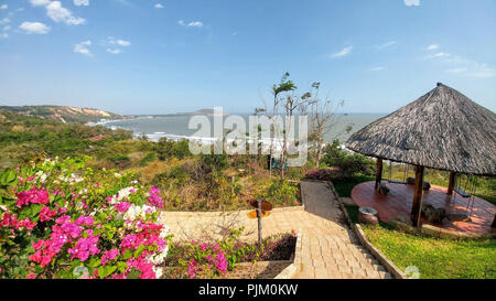 Red Canyon in Mui Ne, Pavillon, Aussichtspunkt, Vietnam Stockfoto