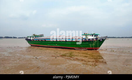 Schiffbruch im Watt von Vietnam Stockfoto