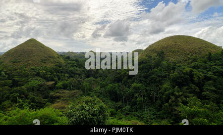 Chocolate Hills auf Bohol, Philippinen Stockfoto