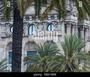 Die historische Custom House von 1902 in Barcelona Stockfoto