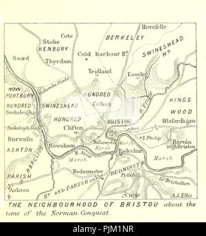 Bild von Seite 35 der "einige der Großgrundbesitzer von Gloucestershire im Domesday Book, A.D. 1086 benannt. (Re - von Transaktionen des Bristol und Gloucestershire Archäologischen Gesellschaft, Bd. IV. Gedruckt)" durch den Brit 0003. Stockfoto