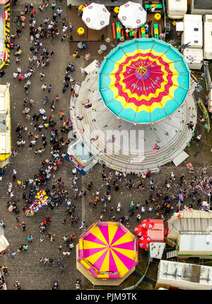 Chairoplane Gikas Wellenflug, Cranger Kirmes 2016, der größten Kirmes im Ruhrgebiet, Herne-Crange, Ruhrgebiet, Nordrhein-Westfalen, Deutschland Stockfoto