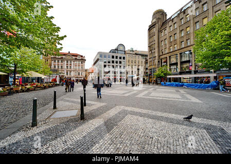 Tschechische Republik, Prag, Nove Mesto, Altstadt Stockfoto