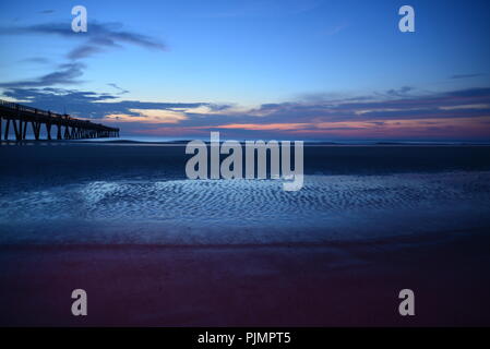 Jacksonville Beach Sunrise Stockfoto