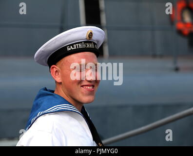 Portrait einer jungen Seemann Stockfoto