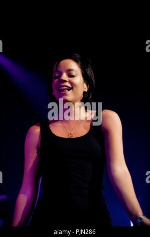 Von Lily Allen Konzert in der Ancienne Belgique, Brüssel (Belgien, 08.05.2009) Stockfoto