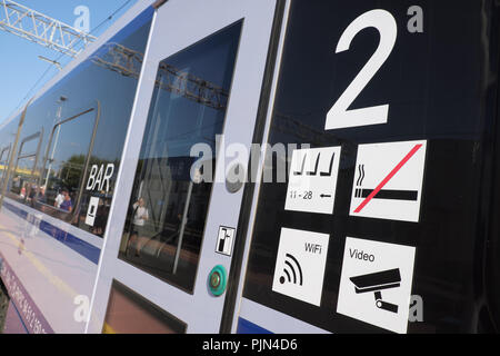 Polen PKP Intercity Railway Express im Jahr 2018 Stockfoto