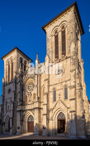 Die Kathedrale von San Fernando (Spanisch: Catedral de San Fernando) in San Antonio, Texas. Stockfoto