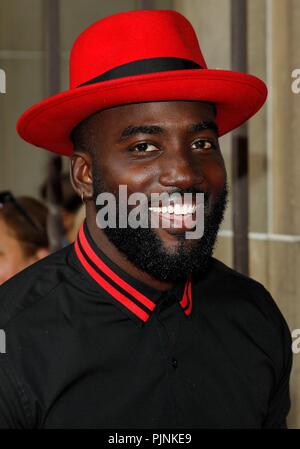 Toronto, Kanada. 7. Sep 2018. Shamier Anderson in der Ankunftshalle für Homecoming Premiere auf dem Toronto International Film Festival 2018, Ryerson Theater, Toronto, on September 7, 2018. Credit: JA/Everett Collection/Alamy leben Nachrichten Stockfoto