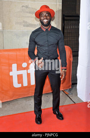 Toronto, Ontario, USA. 7. Sep 2018. 07. September 2018 - Toronto, Ontario, Kanada - Shamier Anderson. 'Homecoming'' Premiere - 2018 Toronto International Film Festival gehalten an der Ryerson Theater. Photo Credit: Brent Perniac/AdMedia. Credit: Brent Perniac/AdMedia/ZUMA Draht/Alamy leben Nachrichten Stockfoto