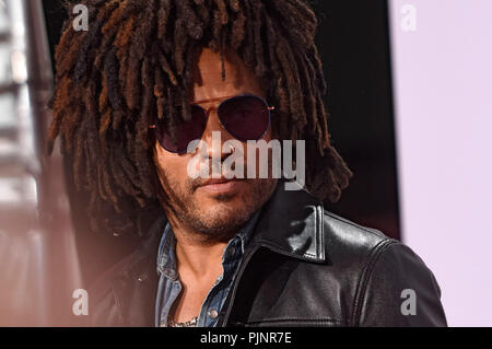 Hamburg, Deutschland. 06 Sep, 2018. Lenny Kravitz, bei der Präsentation der Deutschen Radio Preis 2018 im Eventcenter Schuppen 52. Hamburg, 06.09.2018 | Verwendung der weltweiten Kredit: dpa/Alamy leben Nachrichten Stockfoto