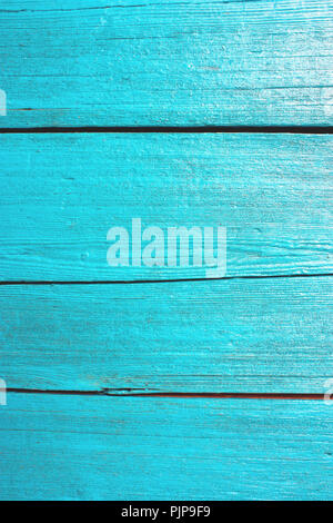 Holzbretter in hell Blau Textur gemalt, schäbigen Oberfläche Baum mit Risse und Kratzer, altes Holz, abstrakten Hintergrund, Retro Vintage backdr Stockfoto