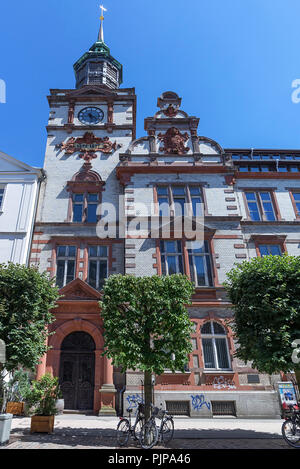 Aufgeführten Main Post Office, von 1892, Schwerin, Mecklenburg-Vorpommern, Deutschland Stockfoto