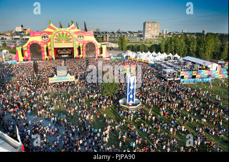 Ambiente Impressionen von der Wäscheservice Tag Festival 2011 in Antwerpen (Belgien, 03/09/2011) Stockfoto